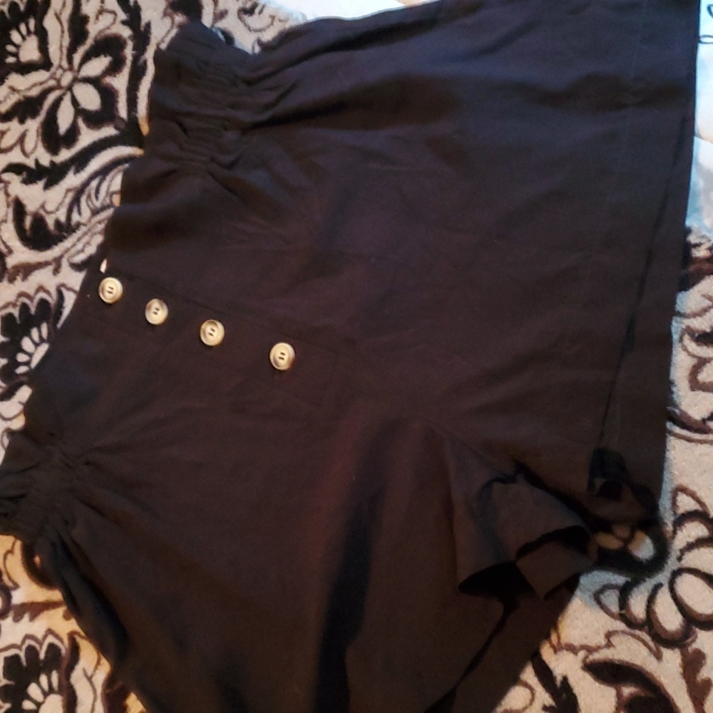 Princess Polly Black High Waisted Shorts